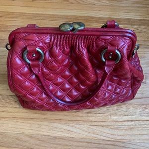 Vintage Marc Jacobs Red Quilted Leather STAM Bag